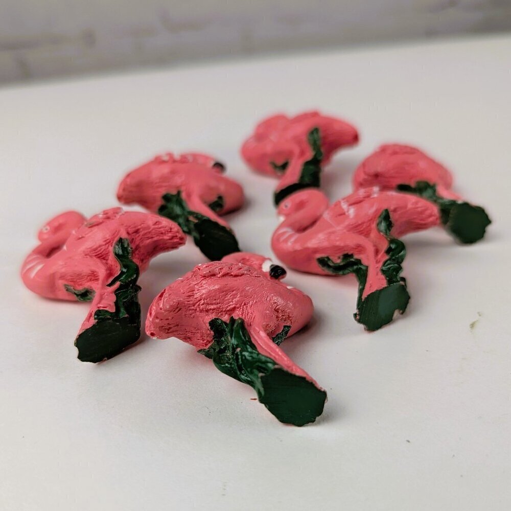 Vintage Pink Flamingo Beads - Picture 2 of 6